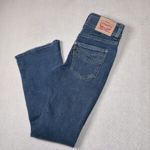Levi's 726 High Rise Flare Jeans Womens 26x30 Stretch Bell Bottom Medium Wash